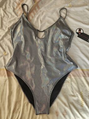 No Boundaries Black Cheeky One-Piece Swimsuit